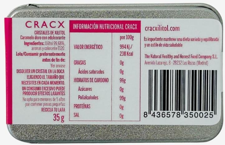 CRACX Sandía | Cristales de Xilitol - Imagen 3