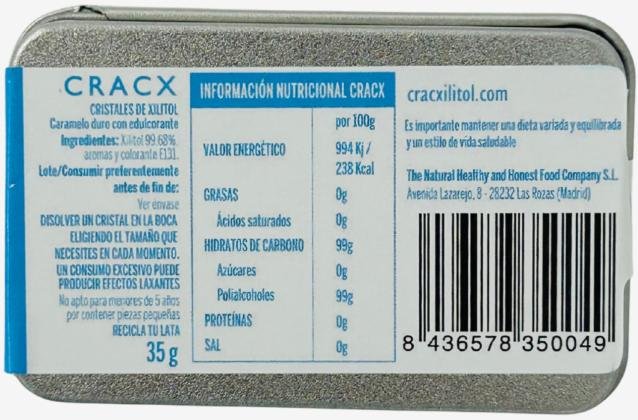 CRACX Menta | Cristales de Xilitol - Imagen 3